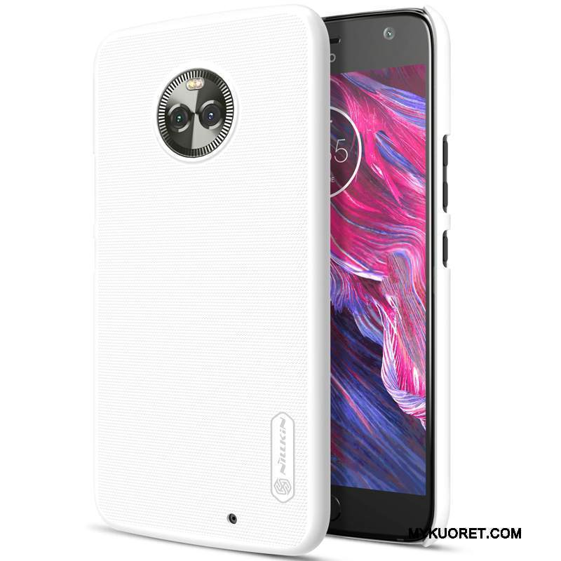 Kuori Moto X4 Suojaus Puhelimen Kuoret Murtumaton, Kotelo Moto X4 Pesty Suede Keltainen