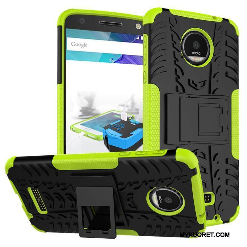 Kuori Moto X4 Tuki Puhelimen Kuoret Kukkakuvio, Kotelo Moto X4 Suojaus Murtumaton Punainen