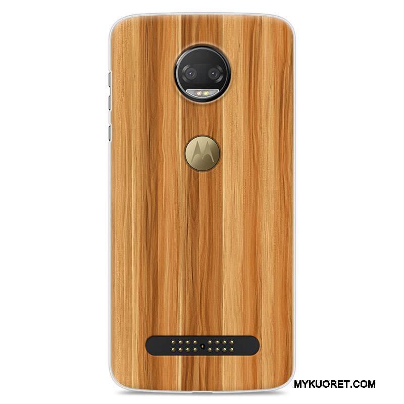 Kuori Moto Z 2018 Laukut Murtumaton Tummansininen, Kotelo Moto Z 2018 Luova Puhelimen Kuoret Trendi