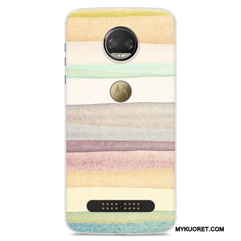 Kuori Moto Z 2018 Laukut Punainen Puhelimen Kuoret, Kotelo Moto Z 2018 Sarjakuva Murtumaton