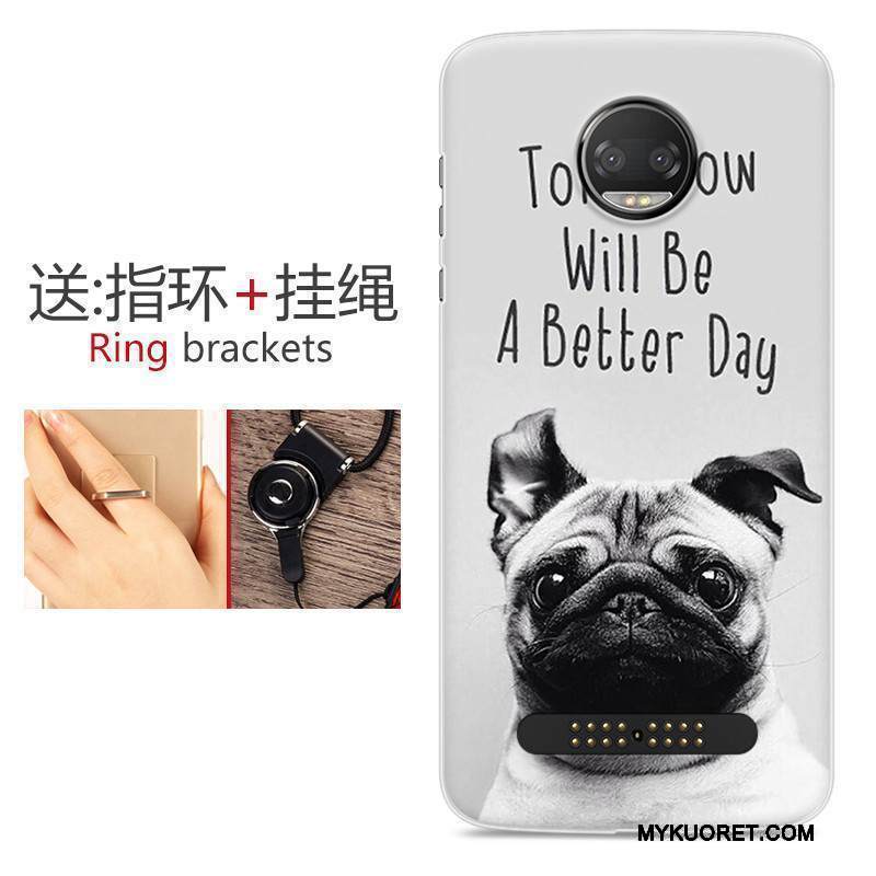 Kuori Moto Z 2018 Monivärinen Murtumaton Kustannukset, Kotelo Moto Z 2018 Laukut Puhelimen Kuoret