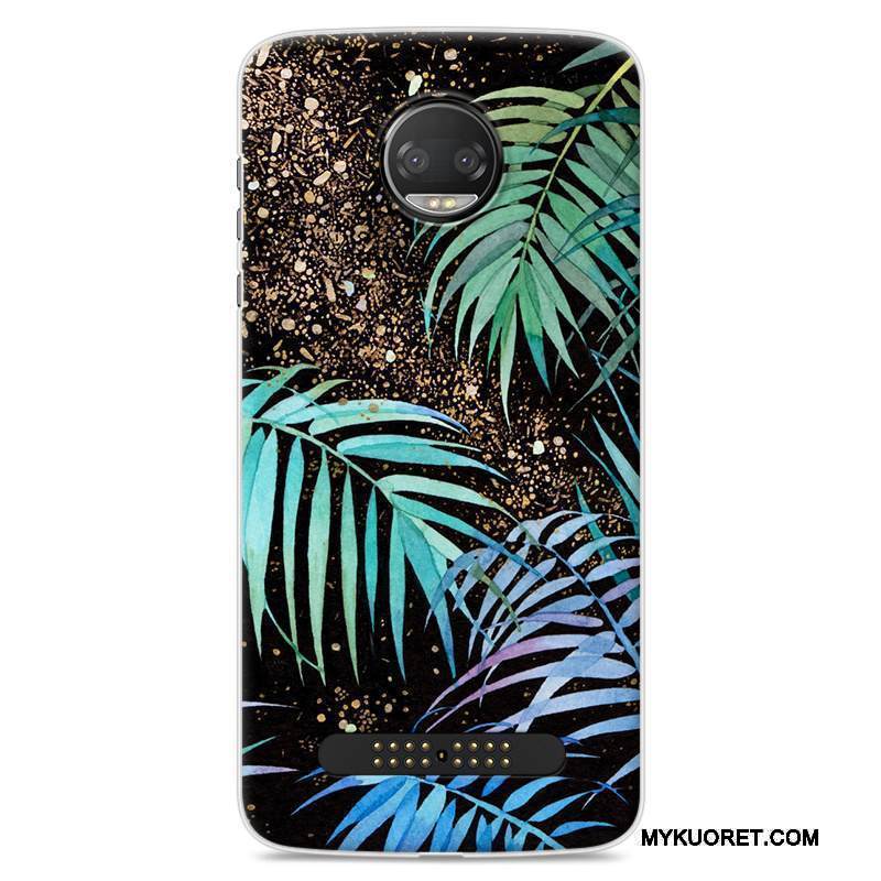 Kuori Moto Z 2018 Suojaus Puhelimen Kuoret Vihreä, Kotelo Moto Z 2018 Laukut