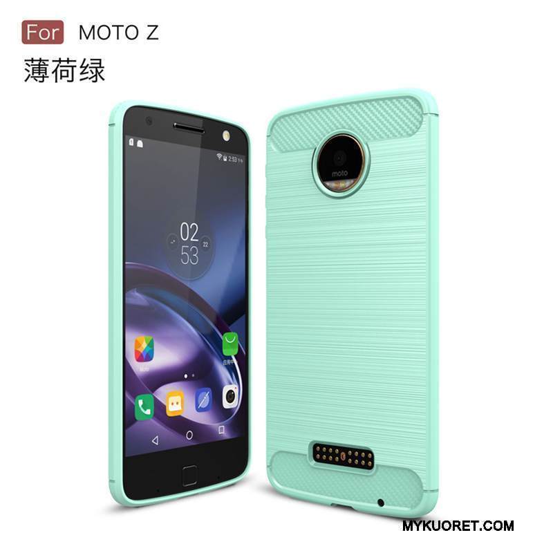 Kuori Moto Z Laukut Trendi Murtumaton, Kotelo Moto Z Suojaus Puhelimen Kuoret Vihreä