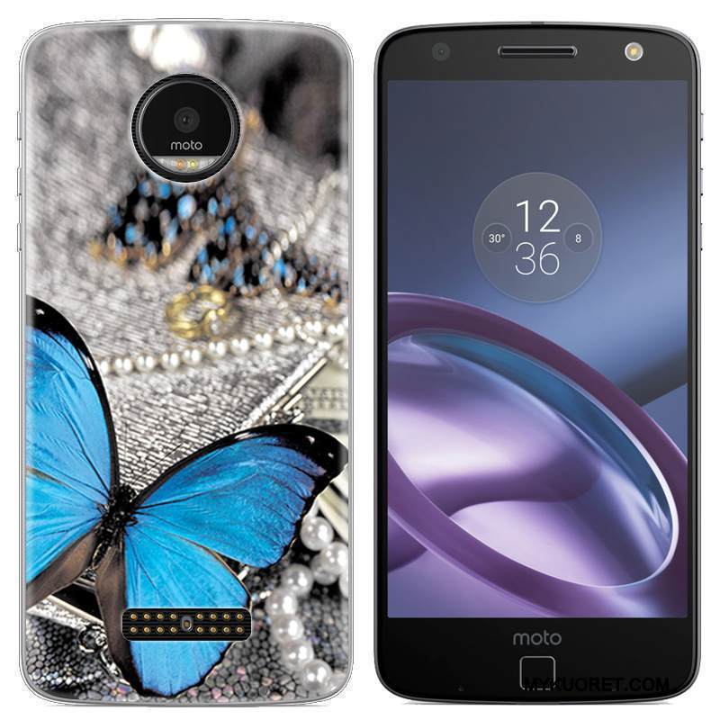 Kuori Moto Z Luova Puhelimen Kuoret Sininen, Kotelo Moto Z Silikoni