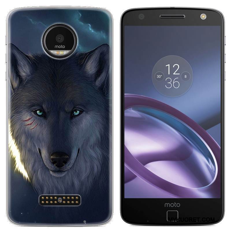 Kuori Moto Z Luova Puhelimen Kuoret Sininen, Kotelo Moto Z Silikoni