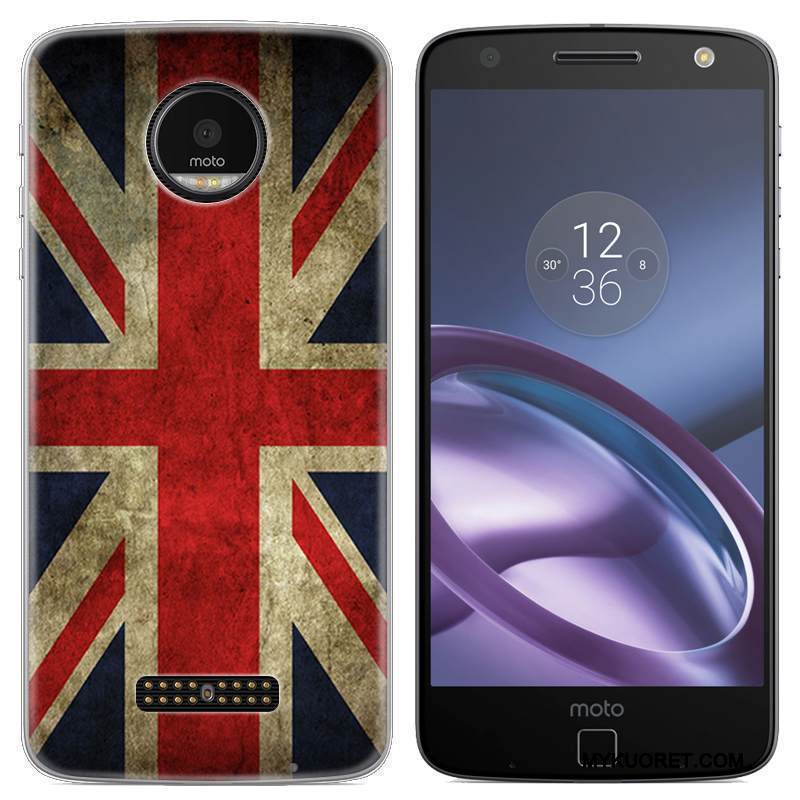 Kuori Moto Z Luova Puhelimen Kuoret Sininen, Kotelo Moto Z Silikoni