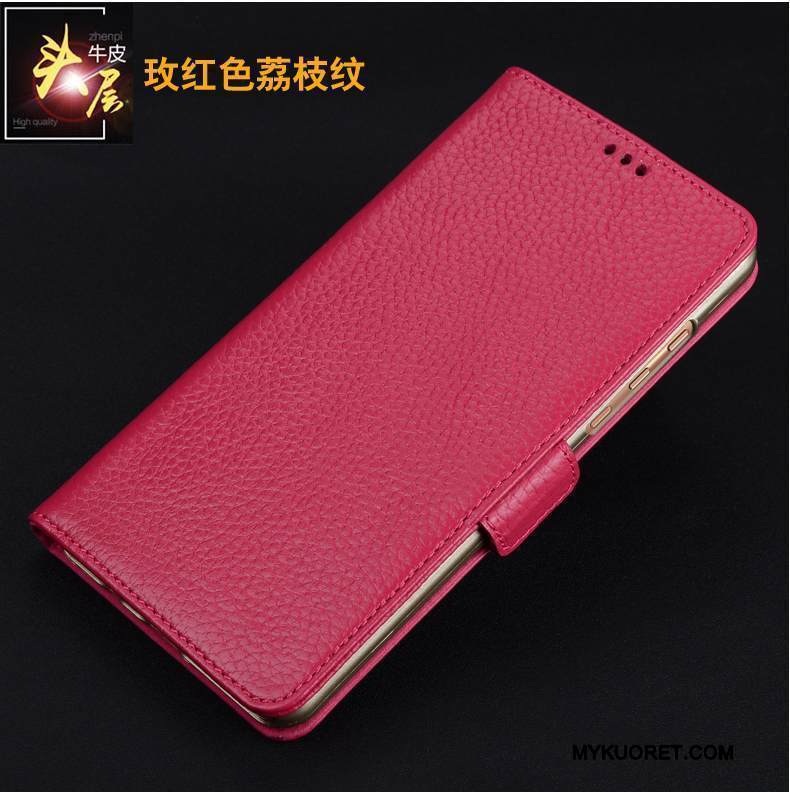 Kuori Moto Z Nahka Punainen Puhelimen Kuoret, Kotelo Moto Z Suojaus