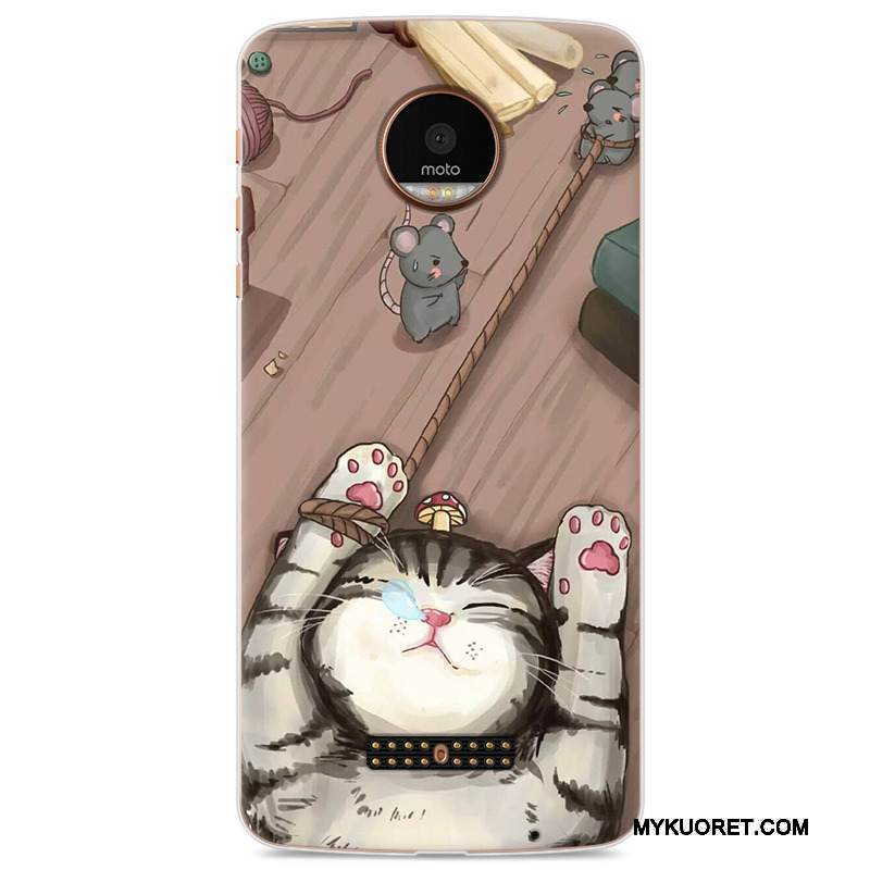 Kuori Moto Z Pehmeä Neste Ihana Vihreä, Kotelo Moto Z Silikoni Murtumaton Puhelimen Kuoret