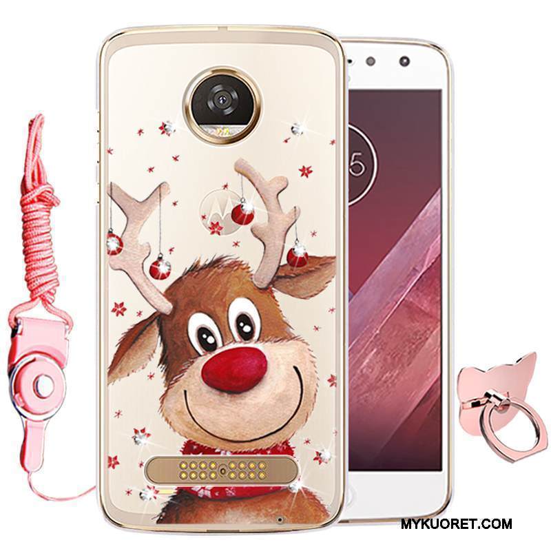 Kuori Moto Z Pehmeä Neste Murtumaton Keltainen, Kotelo Moto Z Sarjakuva Puhelimen Kuoret