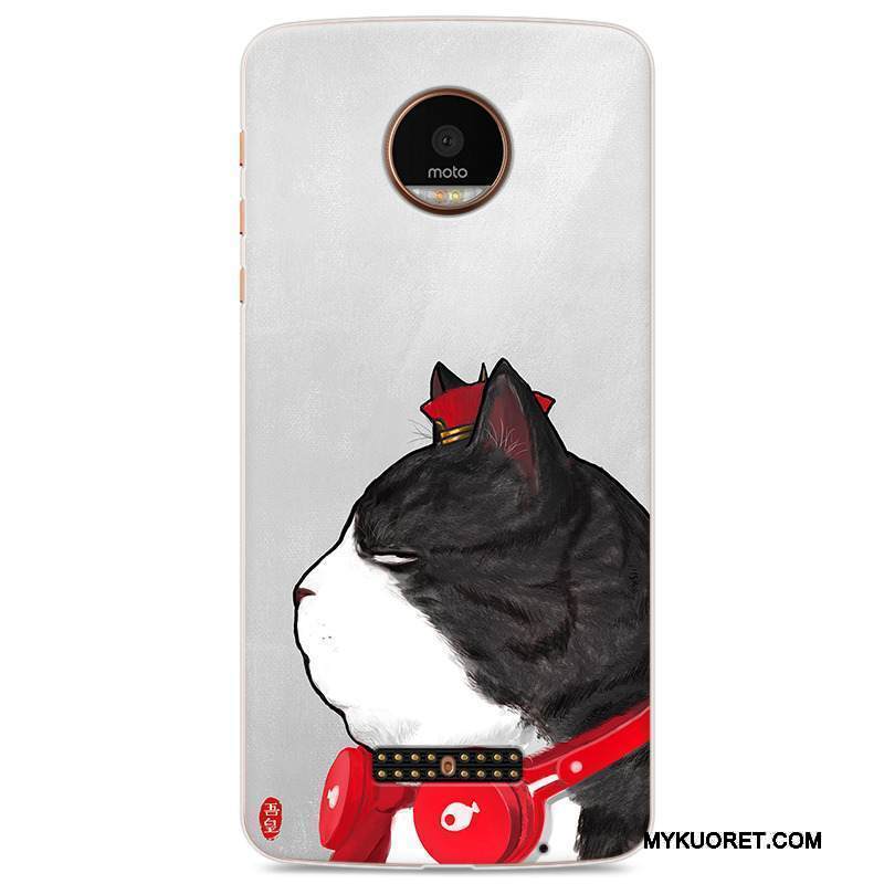 Kuori Moto Z Pehmeä Neste Vaalean Rakastunut, Kotelo Moto Z Laukut Vihreä Murtumaton