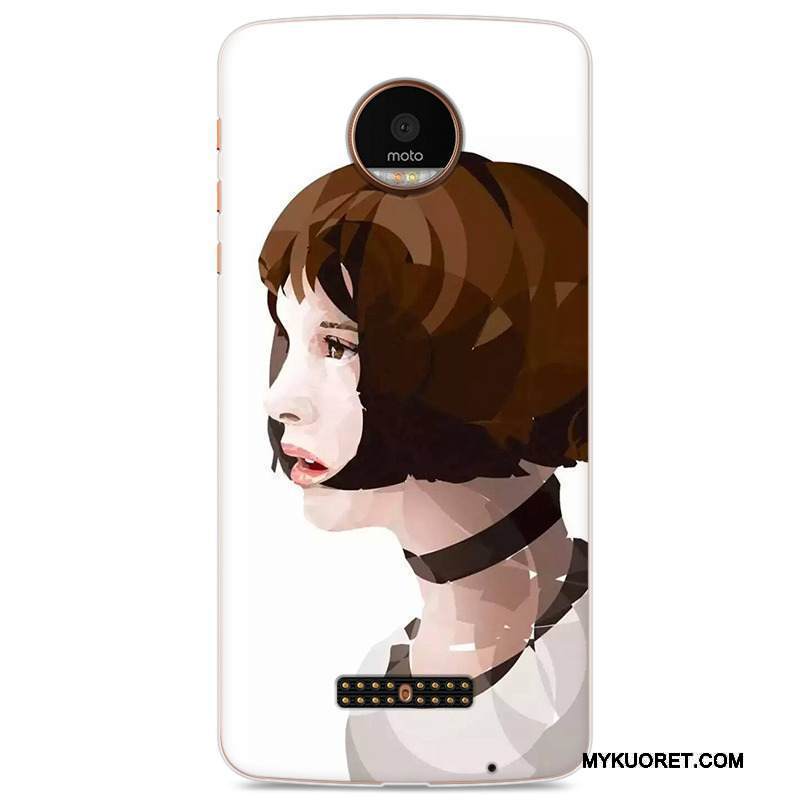 Kuori Moto Z Pehmeä Neste Vaalean Rakastunut, Kotelo Moto Z Laukut Vihreä Murtumaton