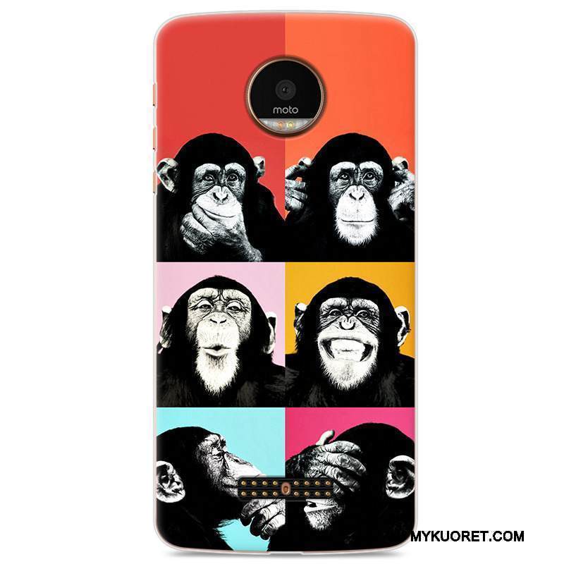 Kuori Moto Z Pehmeä Neste Vaalean Rakastunut, Kotelo Moto Z Laukut Vihreä Murtumaton