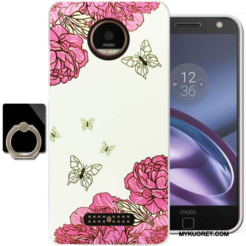 Kuori Moto Z Pehmeä Neste Vihreä Persoonallisuus, Kotelo Moto Z Maalaus Murtumaton Puhelimen Kuoret