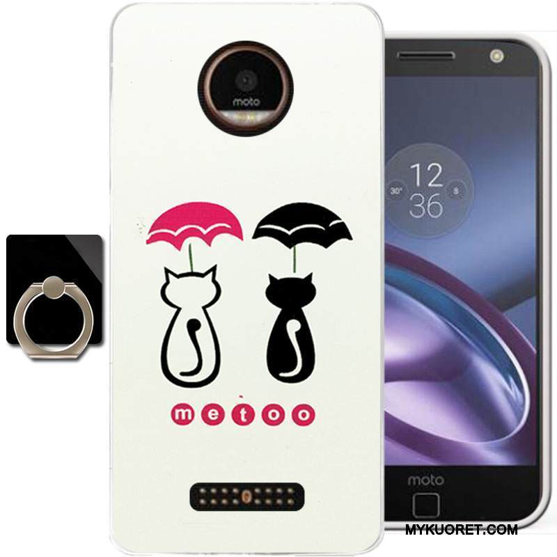 Kuori Moto Z Pehmeä Neste Vihreä Persoonallisuus, Kotelo Moto Z Maalaus Murtumaton Puhelimen Kuoret