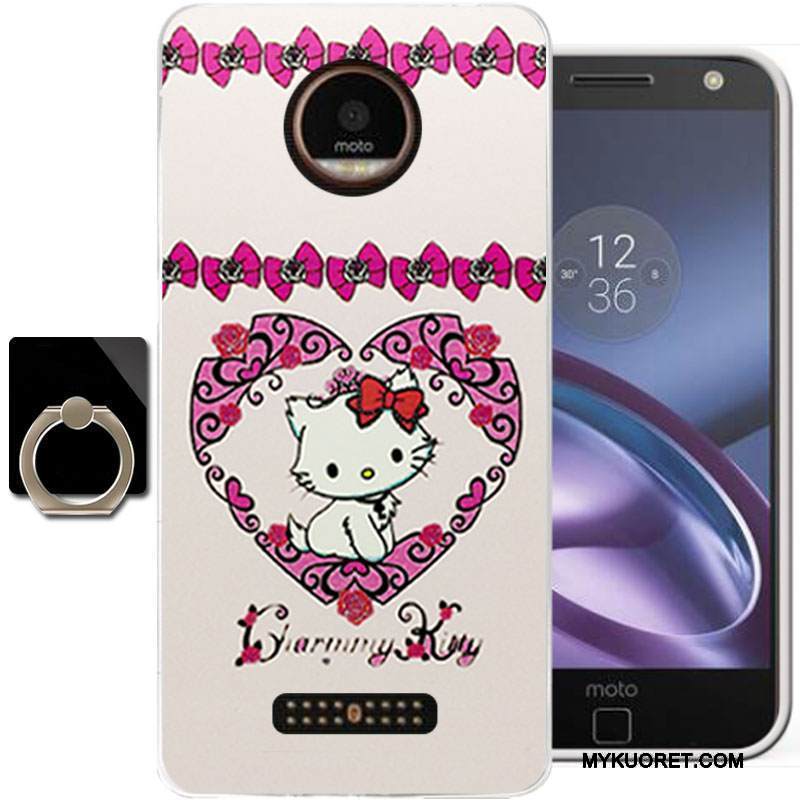 Kuori Moto Z Pehmeä Neste Vihreä Persoonallisuus, Kotelo Moto Z Maalaus Murtumaton Puhelimen Kuoret