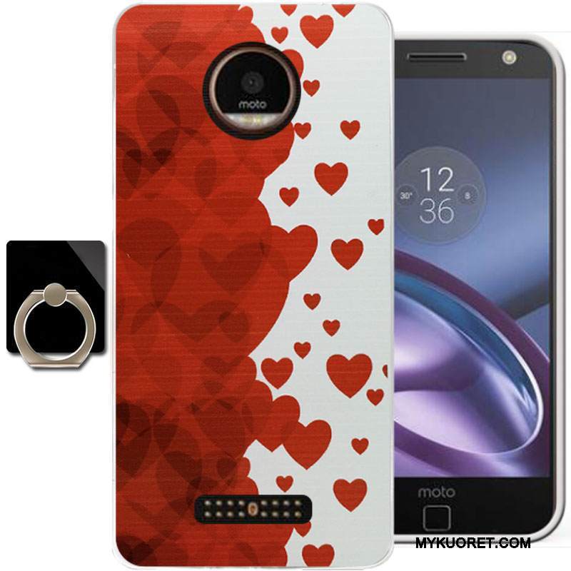 Kuori Moto Z Pehmeä Neste Vihreä Persoonallisuus, Kotelo Moto Z Maalaus Murtumaton Puhelimen Kuoret