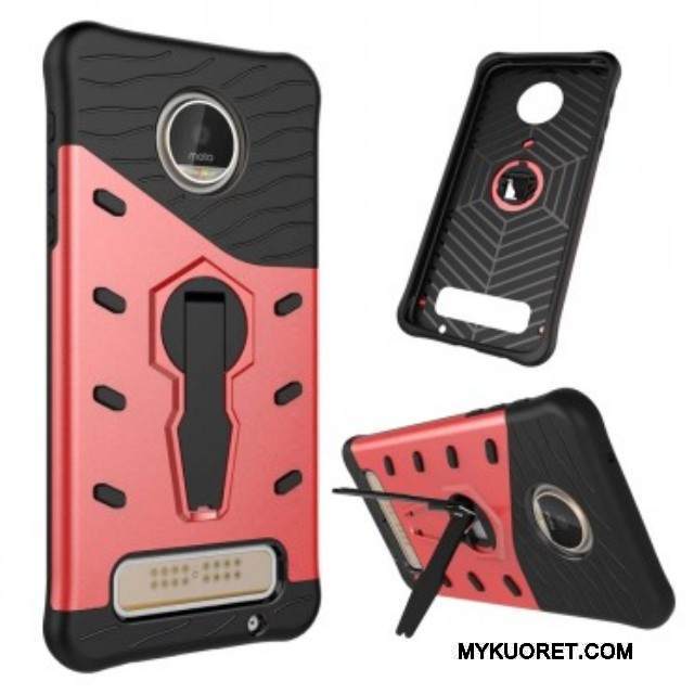 Kuori Moto Z Play Laukut Harmaa Puhelimen Kuoret, Kotelo Moto Z Play Suojaus Murtumaton