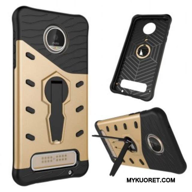 Kuori Moto Z Play Laukut Harmaa Puhelimen Kuoret, Kotelo Moto Z Play Suojaus Murtumaton