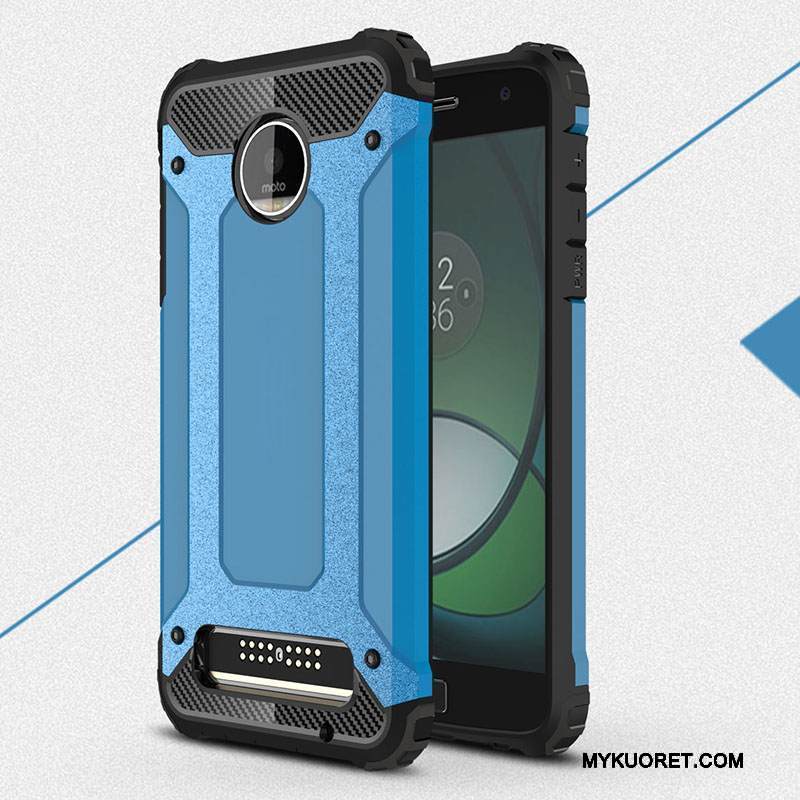 Kuori Moto Z Play Laukut Puhelimen Kuoret Murtumaton, Kotelo Moto Z Play Suojaus Punainen