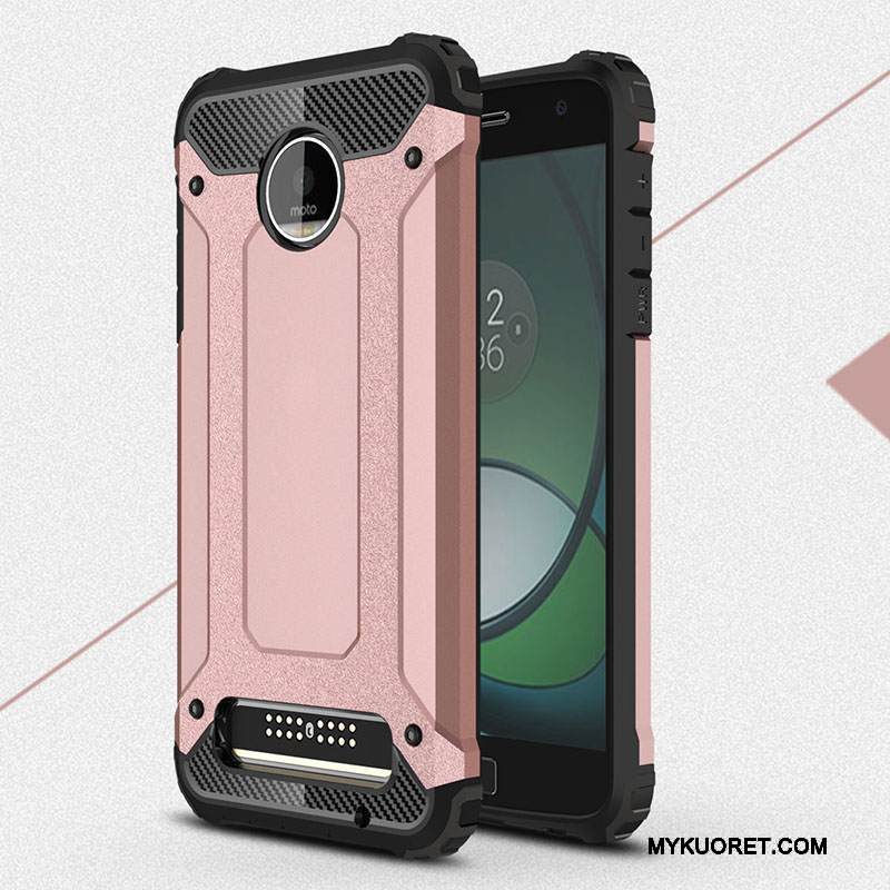 Kuori Moto Z Play Laukut Puhelimen Kuoret Murtumaton, Kotelo Moto Z Play Suojaus Punainen