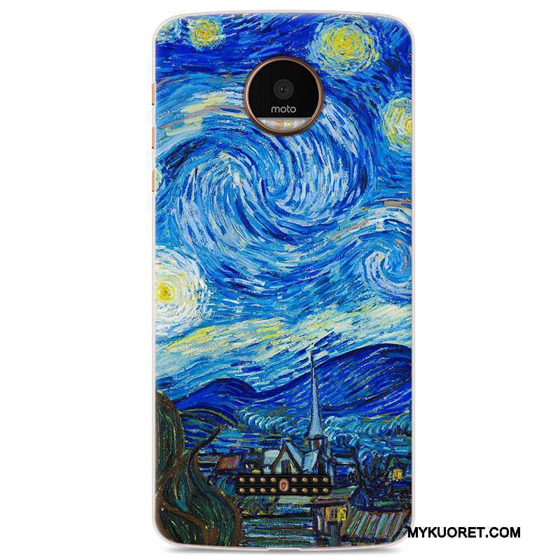 Kuori Moto Z Play Laukut Puhelimen Kuoret Punainen, Kotelo Moto Z Play Pehmeä Neste