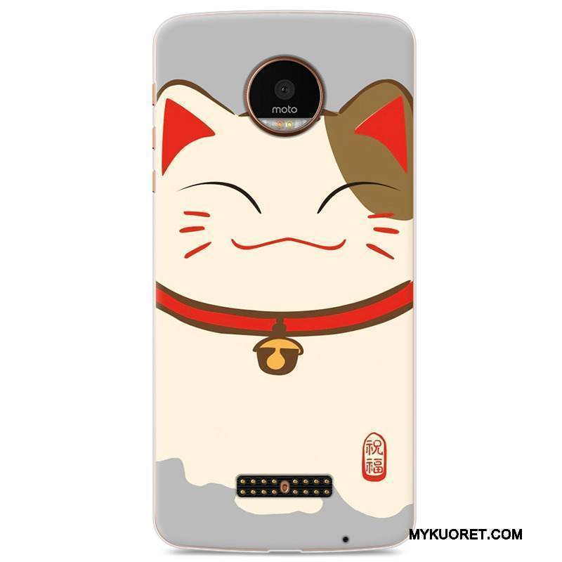 Kuori Moto Z Play Laukut Puhelimen Kuoret Punainen, Kotelo Moto Z Play Pehmeä Neste