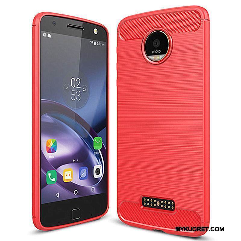 Kuori Moto Z Play Laukut Puhelimen Kuoret Punainen, Kotelo Moto Z Play Suojaus