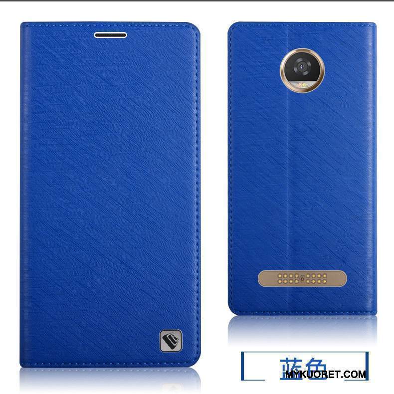 Kuori Moto Z Play Nahka Jauhe Puhelimen Kuoret, Kotelo Moto Z Play Pehmeä Neste Takakansi