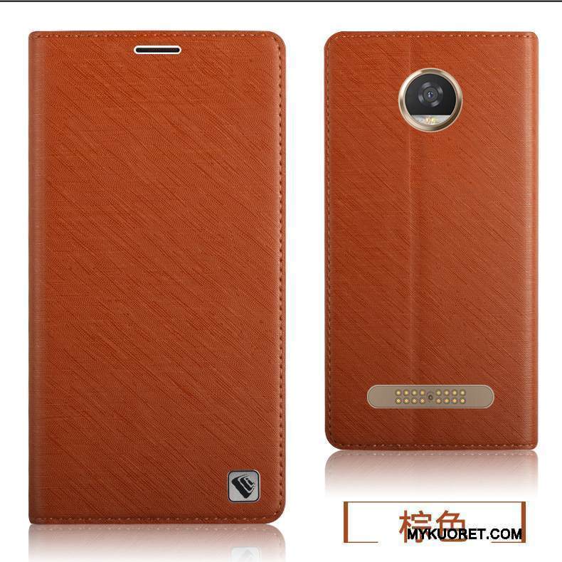 Kuori Moto Z Play Nahka Jauhe Puhelimen Kuoret, Kotelo Moto Z Play Pehmeä Neste Takakansi