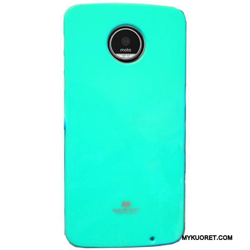 Kuori Moto Z Play Pehmeä Neste Jauhe Vihreä, Kotelo Moto Z Play Suojaus Puhelimen Kuoret