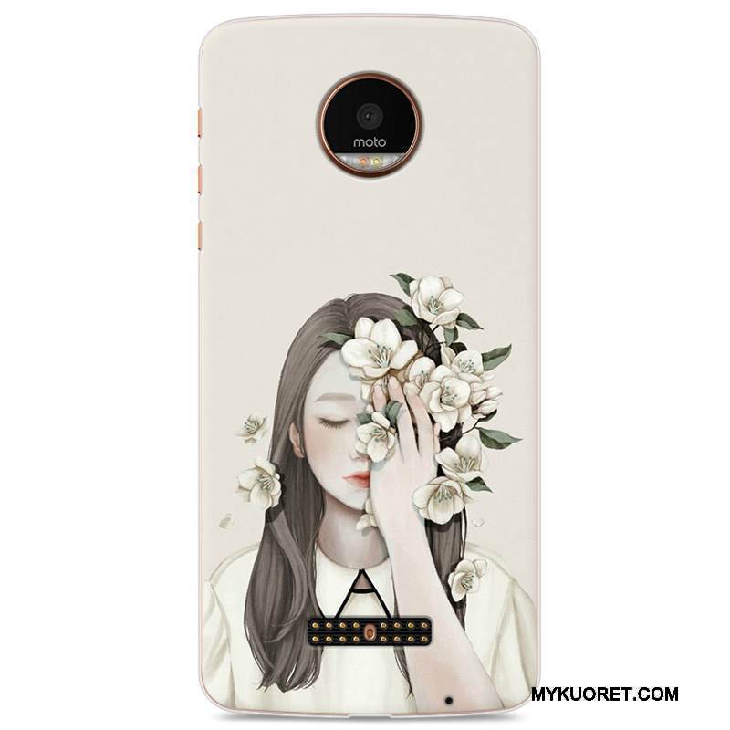 Kuori Moto Z Play Pehmeä Neste Vaaleansininen Puhelimen Kuoret, Kotelo Moto Z Play Suojaus Murtumaton