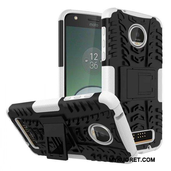 Kuori Moto Z Play Silikoni Kukkakuvio Sininen, Kotelo Moto Z Play Laukut Puhelimen Kuoret Trendi