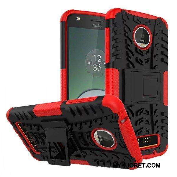 Kuori Moto Z Play Silikoni Kukkakuvio Sininen, Kotelo Moto Z Play Laukut Puhelimen Kuoret Trendi