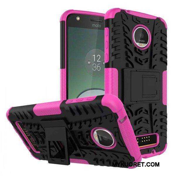 Kuori Moto Z Play Silikoni Kukkakuvio Sininen, Kotelo Moto Z Play Laukut Puhelimen Kuoret Trendi