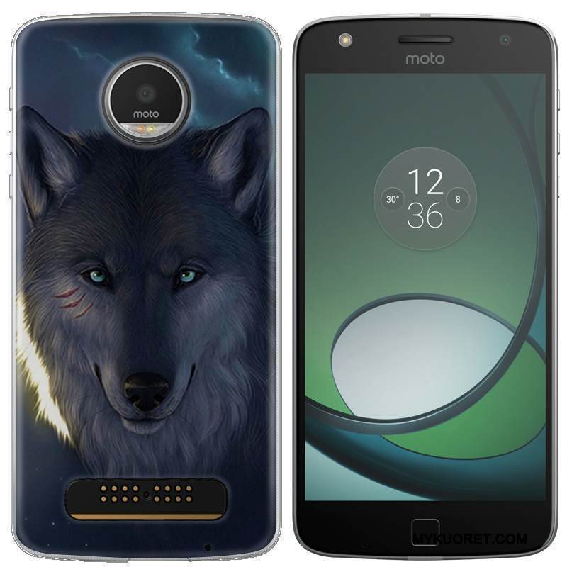Kuori Moto Z Play Suojaus Harmaa Puhelimen Kuoret, Kotelo Moto Z Play