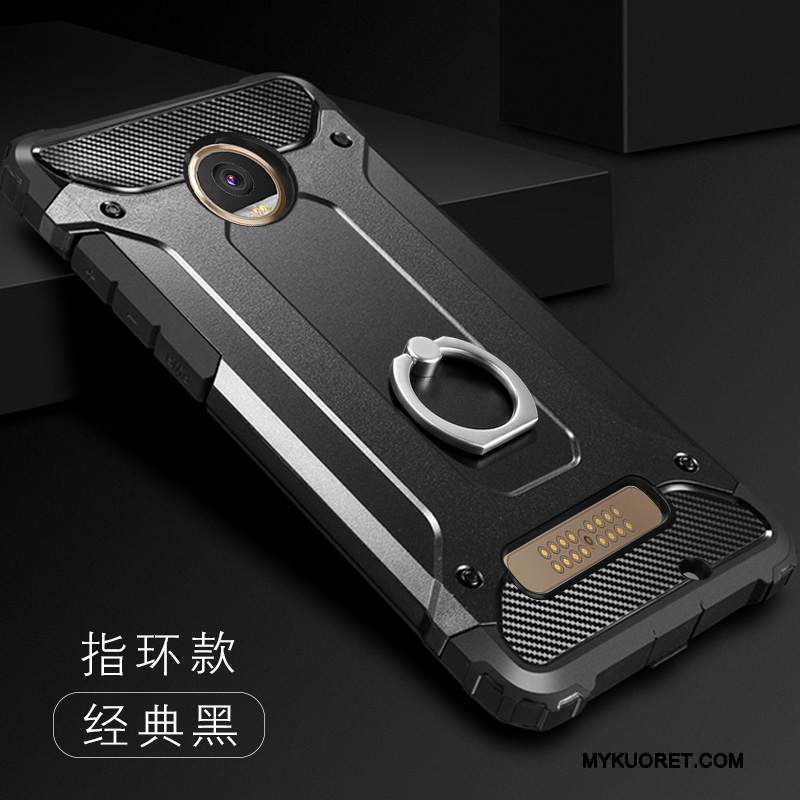 Kuori Moto Z Play Suojaus Murtumaton Musta, Kotelo Moto Z Play Silikoni Puhelimen Kuoret Persoonallisuus