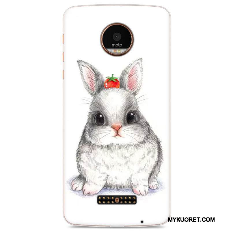 Kuori Moto Z Play Suojaus Valkoinen Persoonallisuus, Kotelo Moto Z Play Luova Puhelimen Kuoret