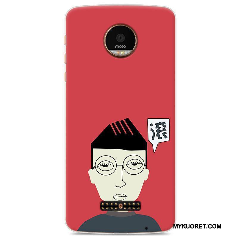 Kuori Moto Z Play Suojaus Valkoinen Persoonallisuus, Kotelo Moto Z Play Luova Puhelimen Kuoret