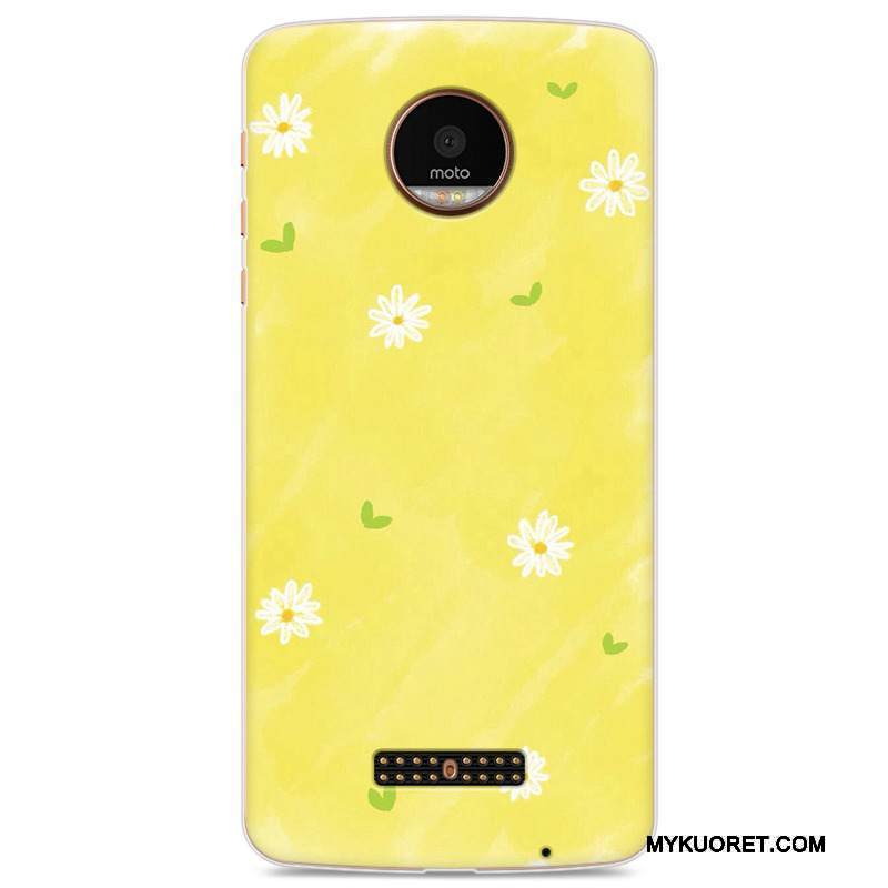 Kuori Moto Z Play Suojaus Valkoinen Persoonallisuus, Kotelo Moto Z Play Luova Puhelimen Kuoret