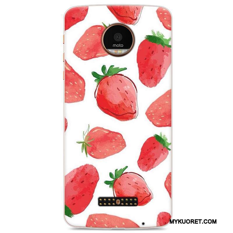 Kuori Moto Z Play Suojaus Valkoinen Persoonallisuus, Kotelo Moto Z Play Luova Puhelimen Kuoret