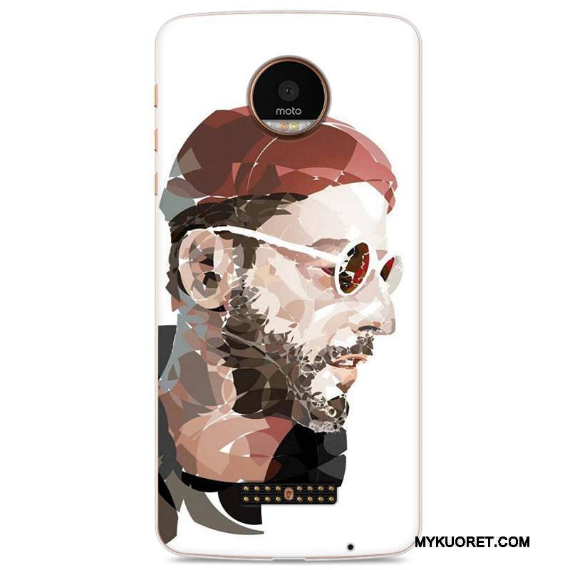 Kuori Moto Z Play Suojaus Vihreä Rakastunut, Kotelo Moto Z Play Pehmeä Neste Vaalean Puhelimen Kuoret