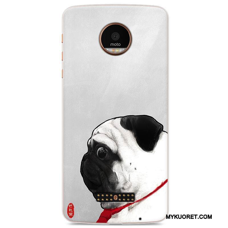 Kuori Moto Z Play Suojaus Vihreä Rakastunut, Kotelo Moto Z Play Pehmeä Neste Vaalean Puhelimen Kuoret