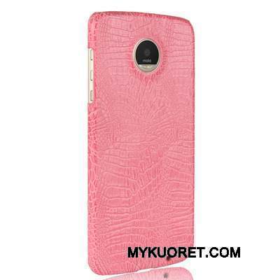 Kuori Moto Z Play Vuosikerta Puhelimen Kuoret Punainen, Kotelo Moto Z Play Murtumaton Kehys