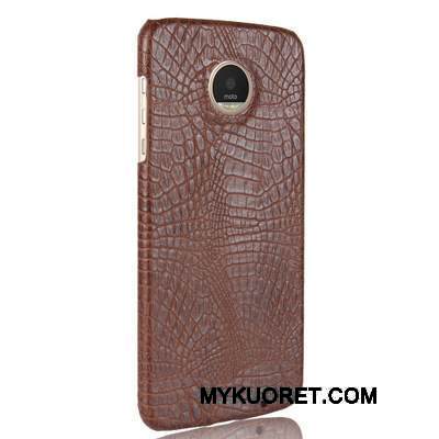 Kuori Moto Z Play Vuosikerta Puhelimen Kuoret Punainen, Kotelo Moto Z Play Murtumaton Kehys