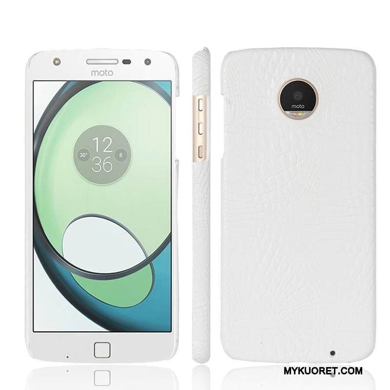 Kuori Moto Z Play Vuosikerta Puhelimen Kuoret Punainen, Kotelo Moto Z Play Murtumaton Kehys