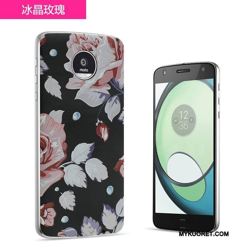 Kuori Moto Z Sininen Valkoinen, Kotelo Moto Z Puhelimen Kuoret Takakansi