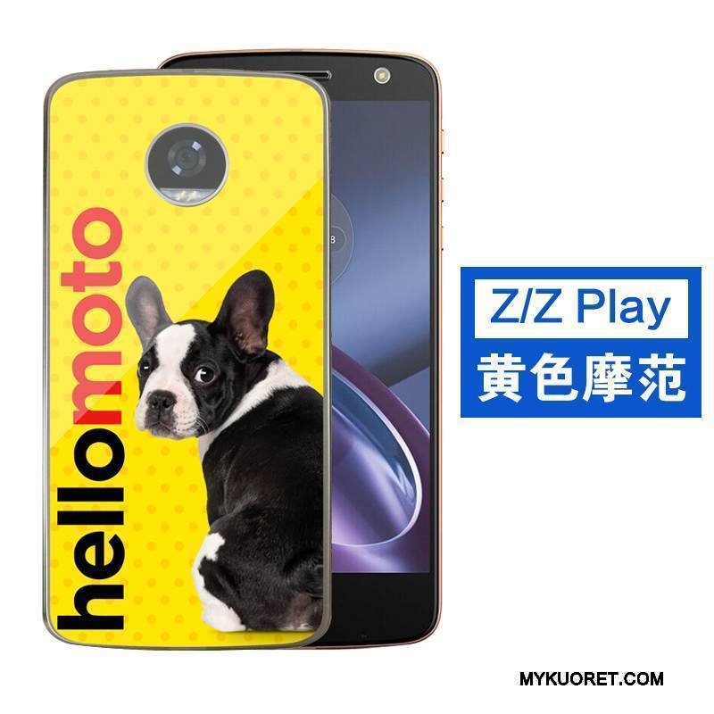 Kuori Moto Z Sininen Valkoinen, Kotelo Moto Z Puhelimen Kuoret Takakansi