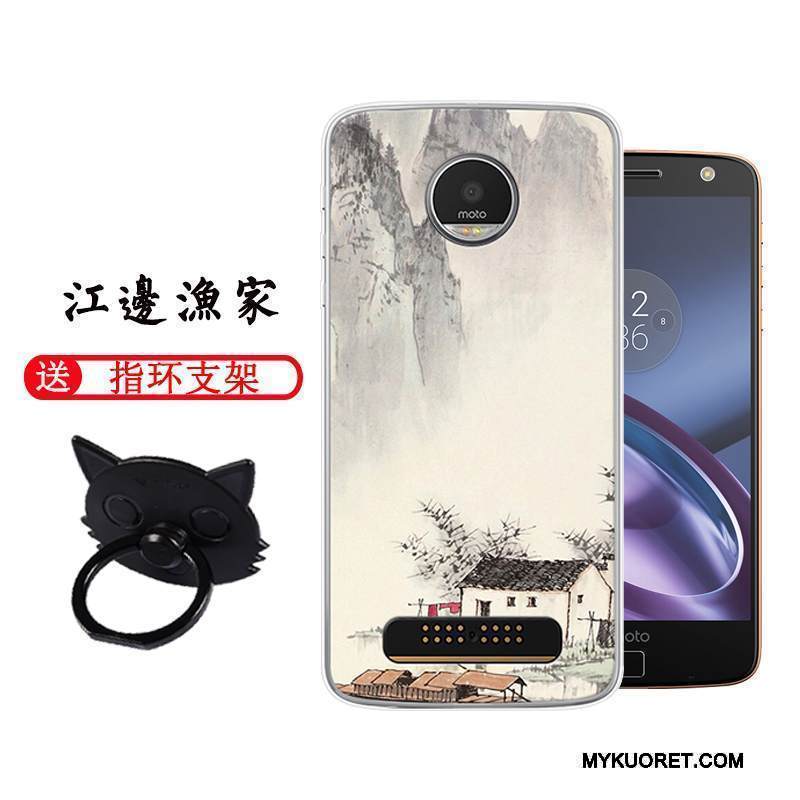 Kuori Moto Z Suojaus Kova Ihana, Kotelo Moto Z Monivärinen Murtumaton Trendi