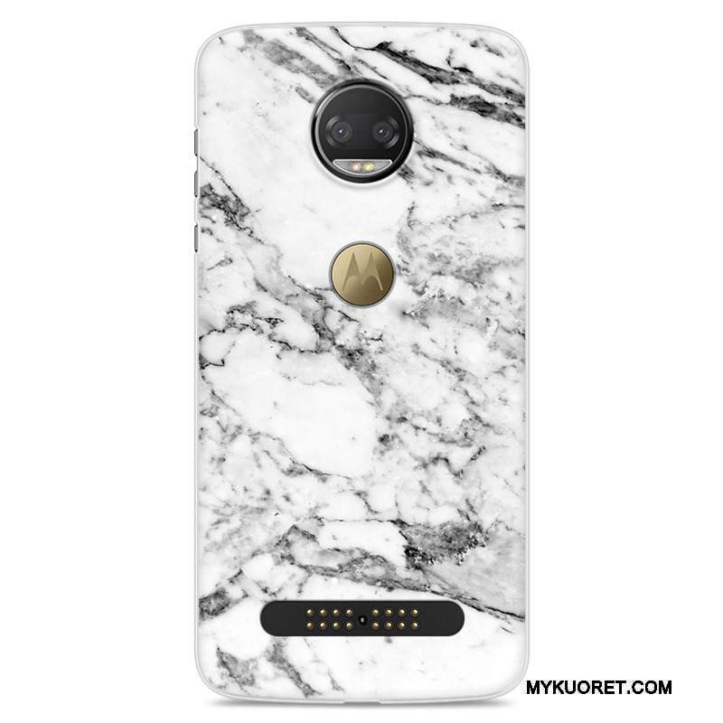 Kuori Moto Z2 Force Edition Laukut Valkoinen Trendi, Kotelo Moto Z2 Force Edition Suojaus Murtumaton Puhelimen Kuoret