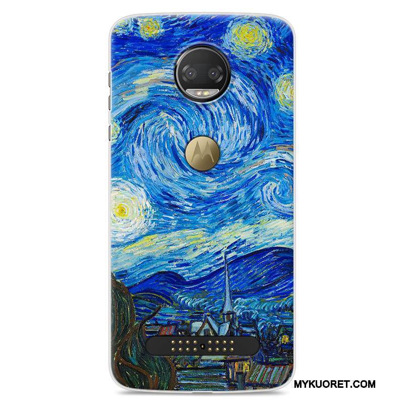 Kuori Moto Z2 Force Edition Luova Murtumaton Puhelimen Kuoret, Kotelo Moto Z2 Force Edition Laukut Punainen